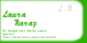 laura maraz business card