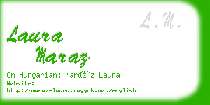 laura maraz business card